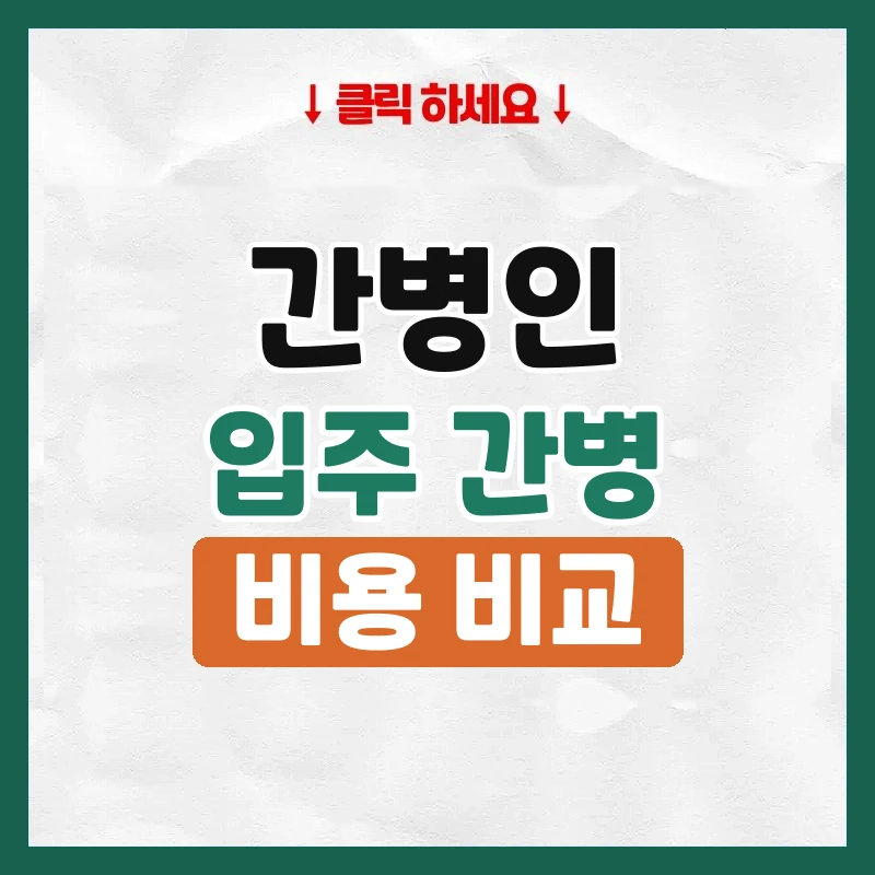 간병인 비용